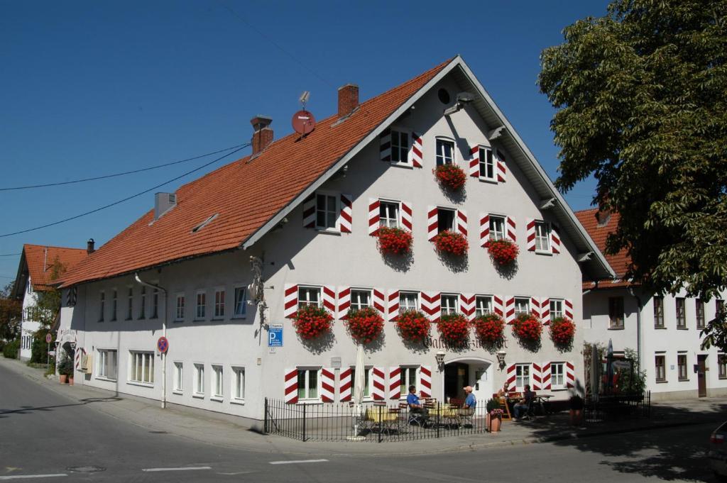 Gasthaus Zur Post Waal Buitenkant foto